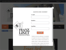 Tablet Screenshot of franzliszt.edu.ec